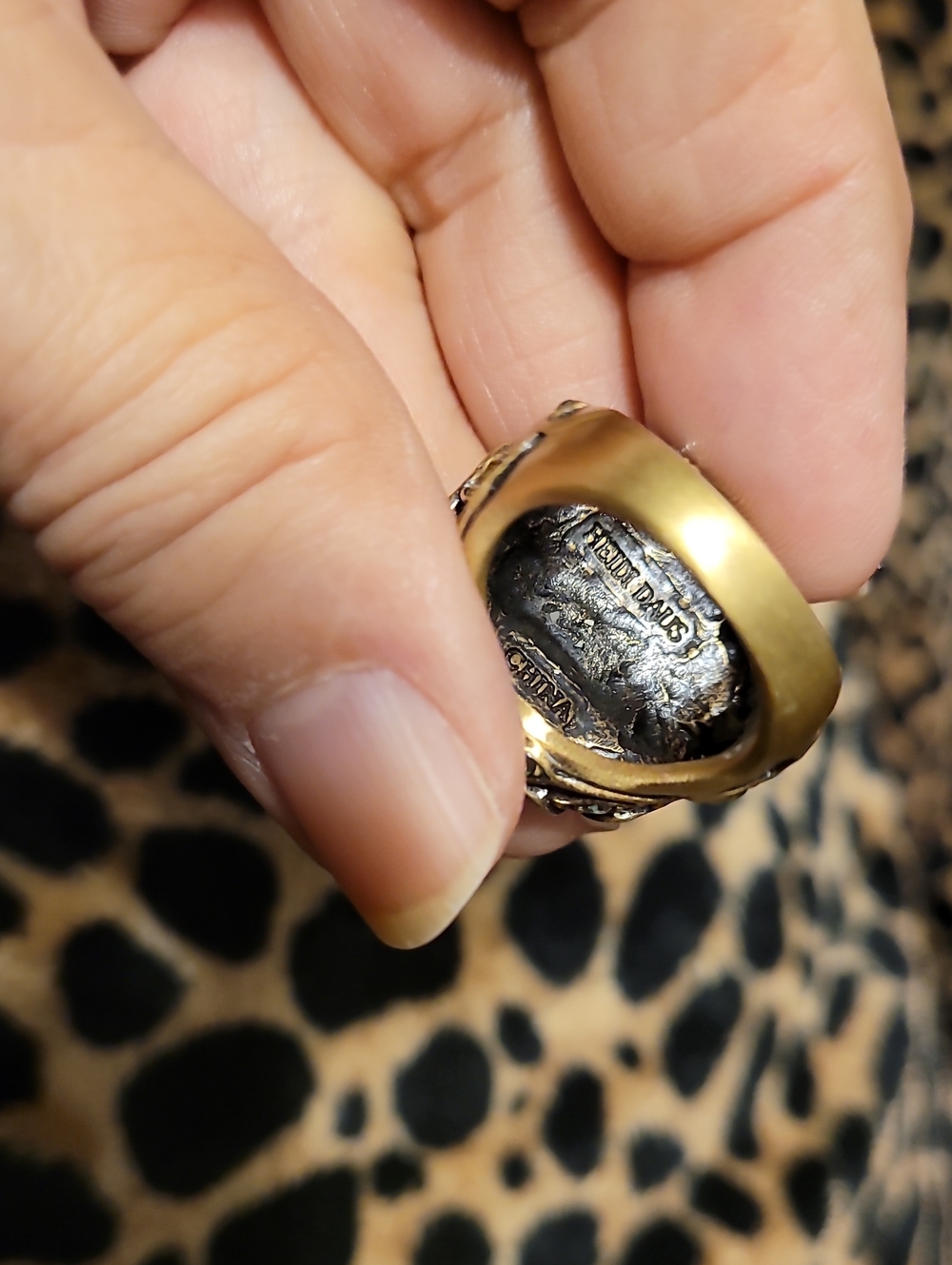 Boho Designer Statement Ring Upscale Quality Fashion Heidi Daus - Picture 4 of 6